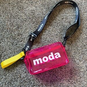 Moda Pink jelly Crossbody Bag